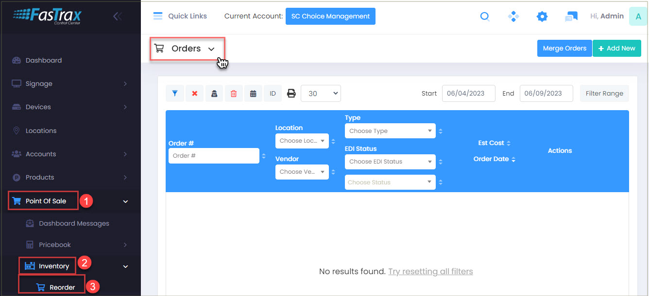 Purchase Orders